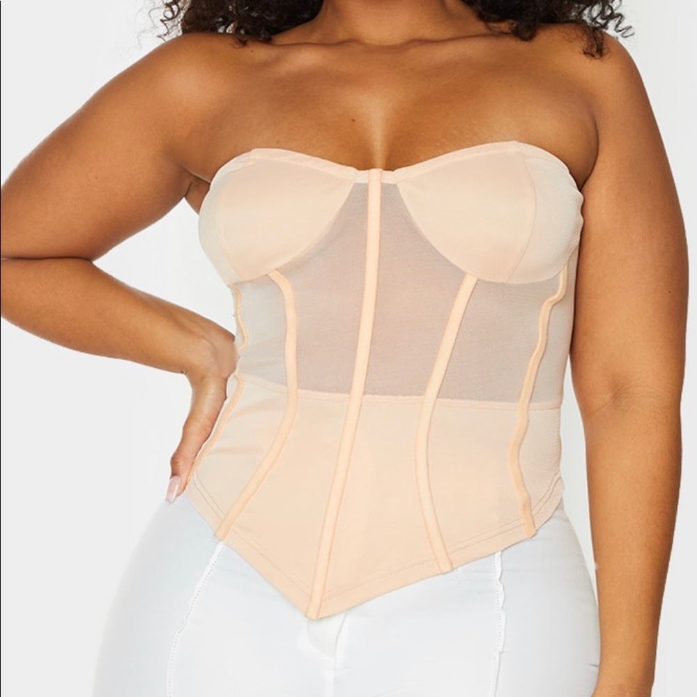 Mesh Corset Top